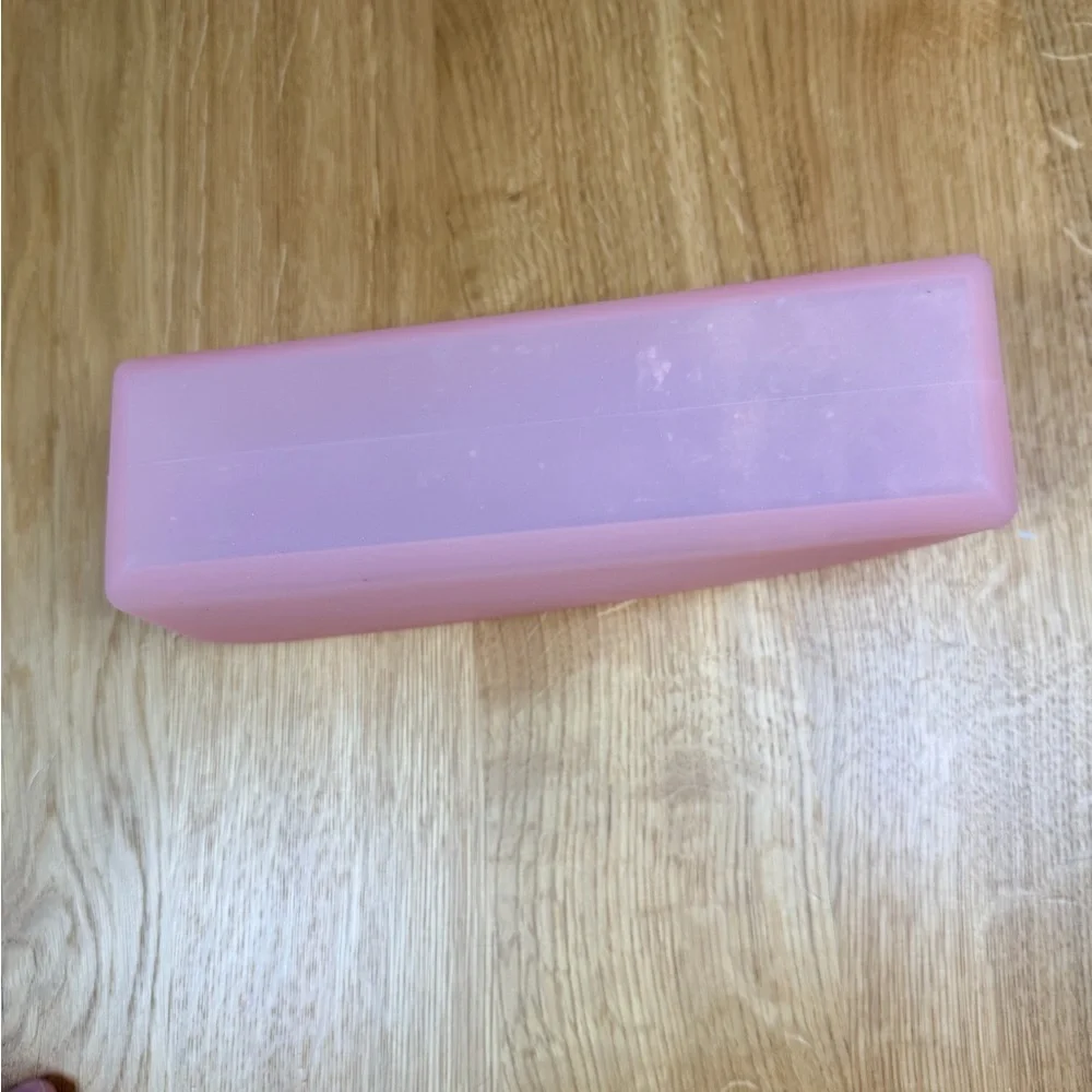 Pink Silicone Pencil Case